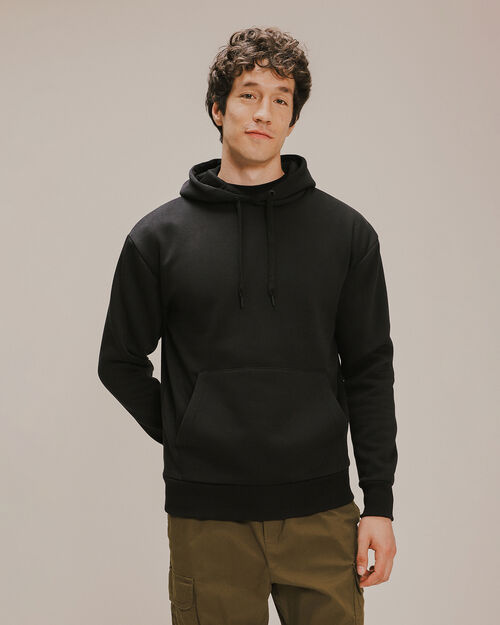 Sudadera Estampada Negra